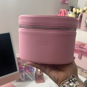 Saie Blush Pink Beauty Organizer